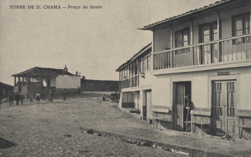 Old photograph of small town